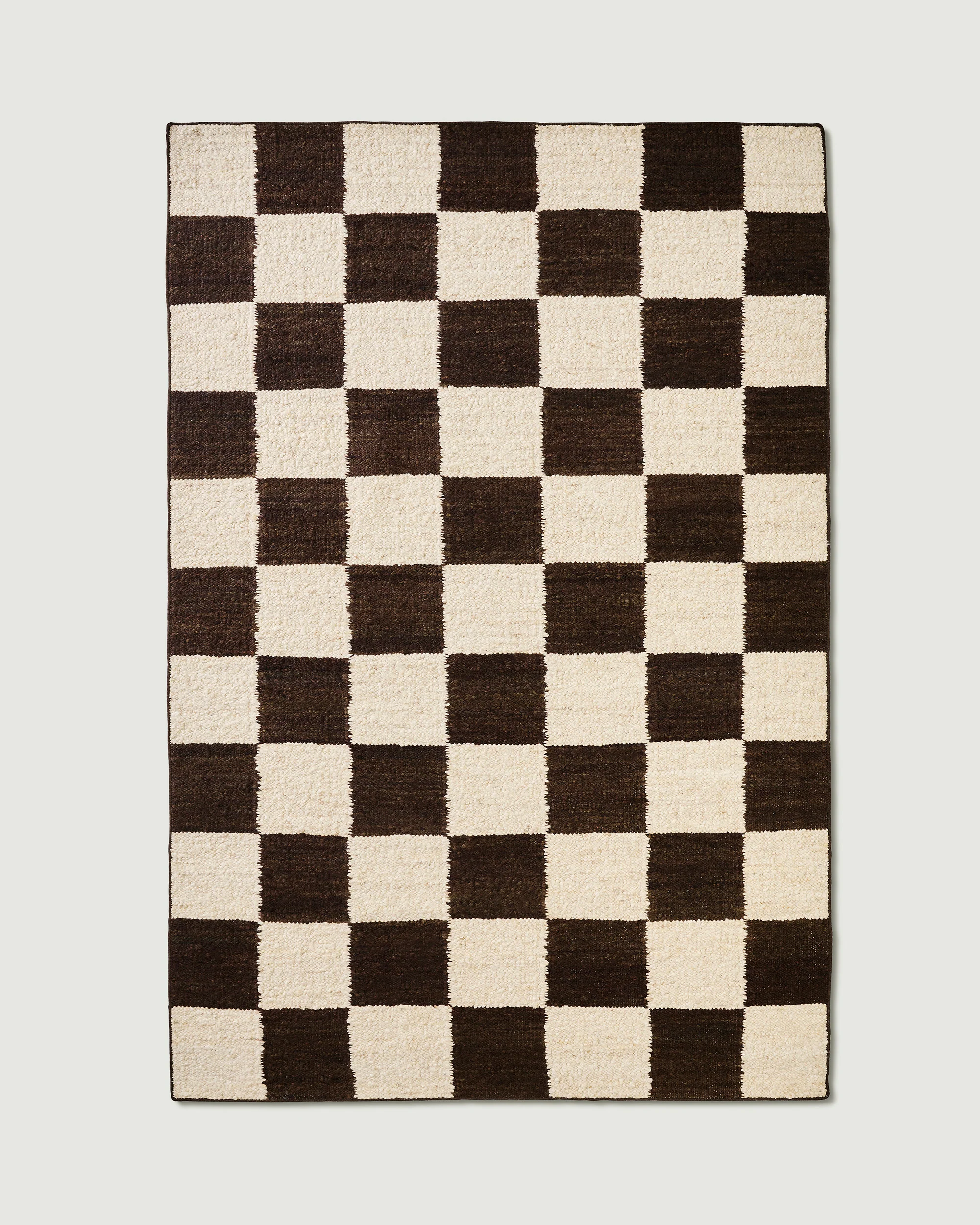 Checker Rug Chocolate - Image 4