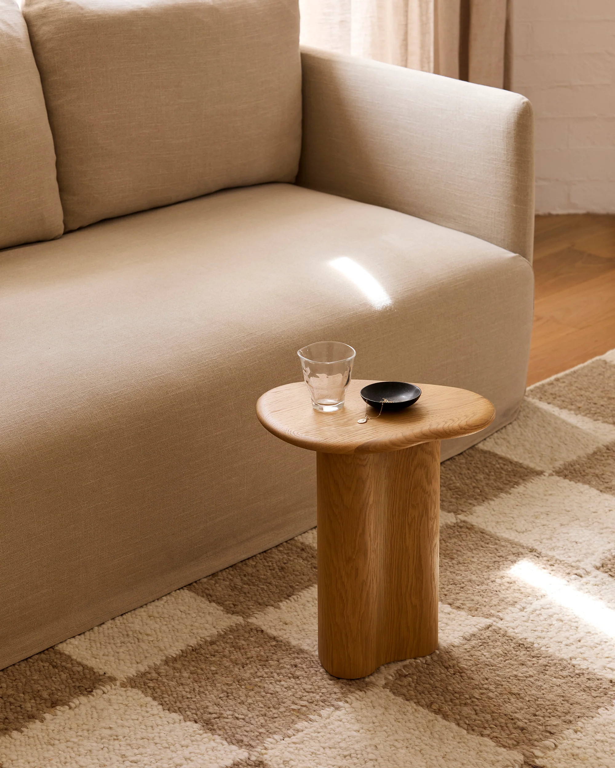 Cove Side Table Light Oak - Image 2
