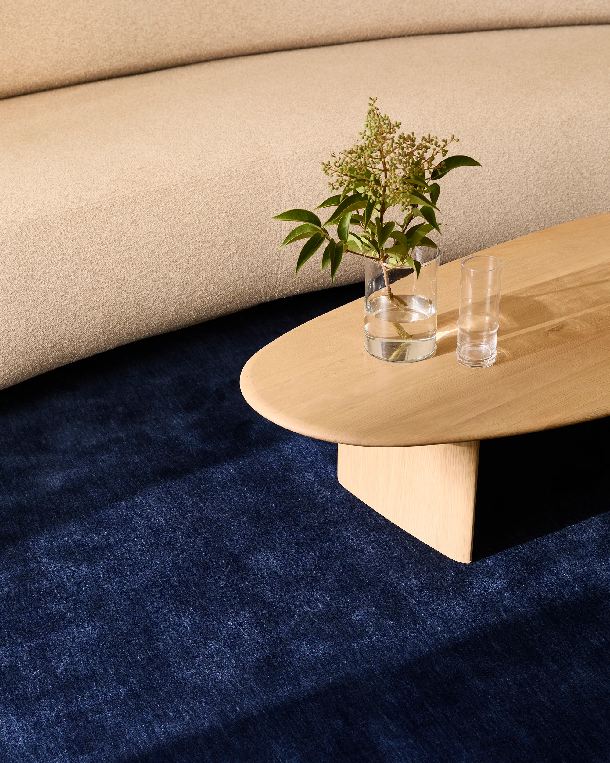 Sample of Lake Weave Estate Blue - Image 3